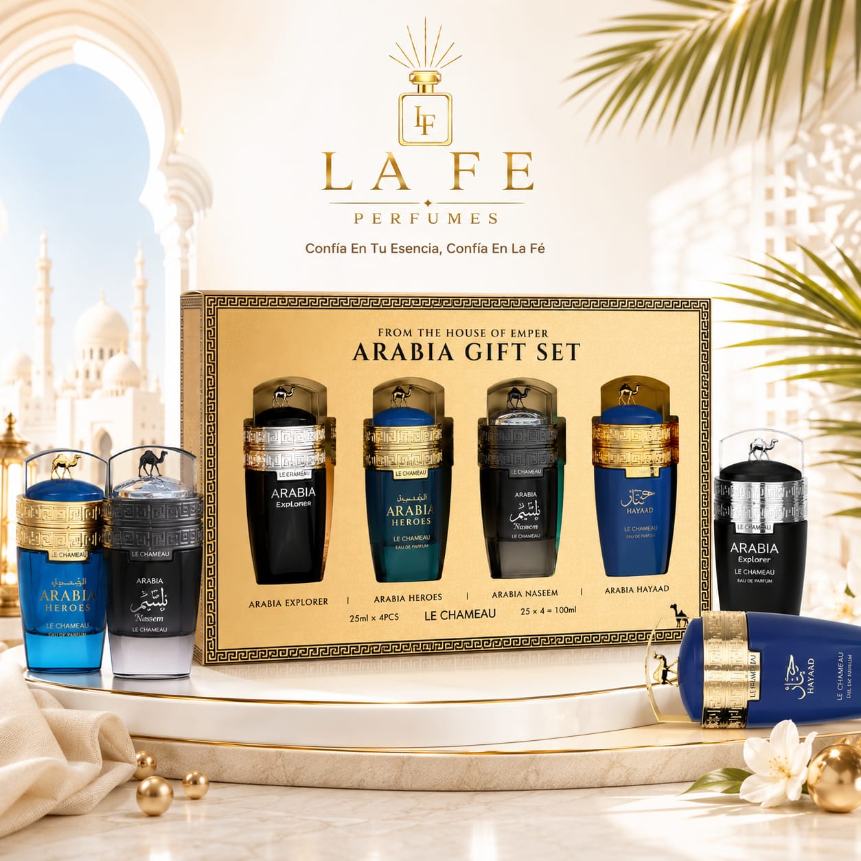 Set Le Chameau Arabia Men 4pcs 25ml